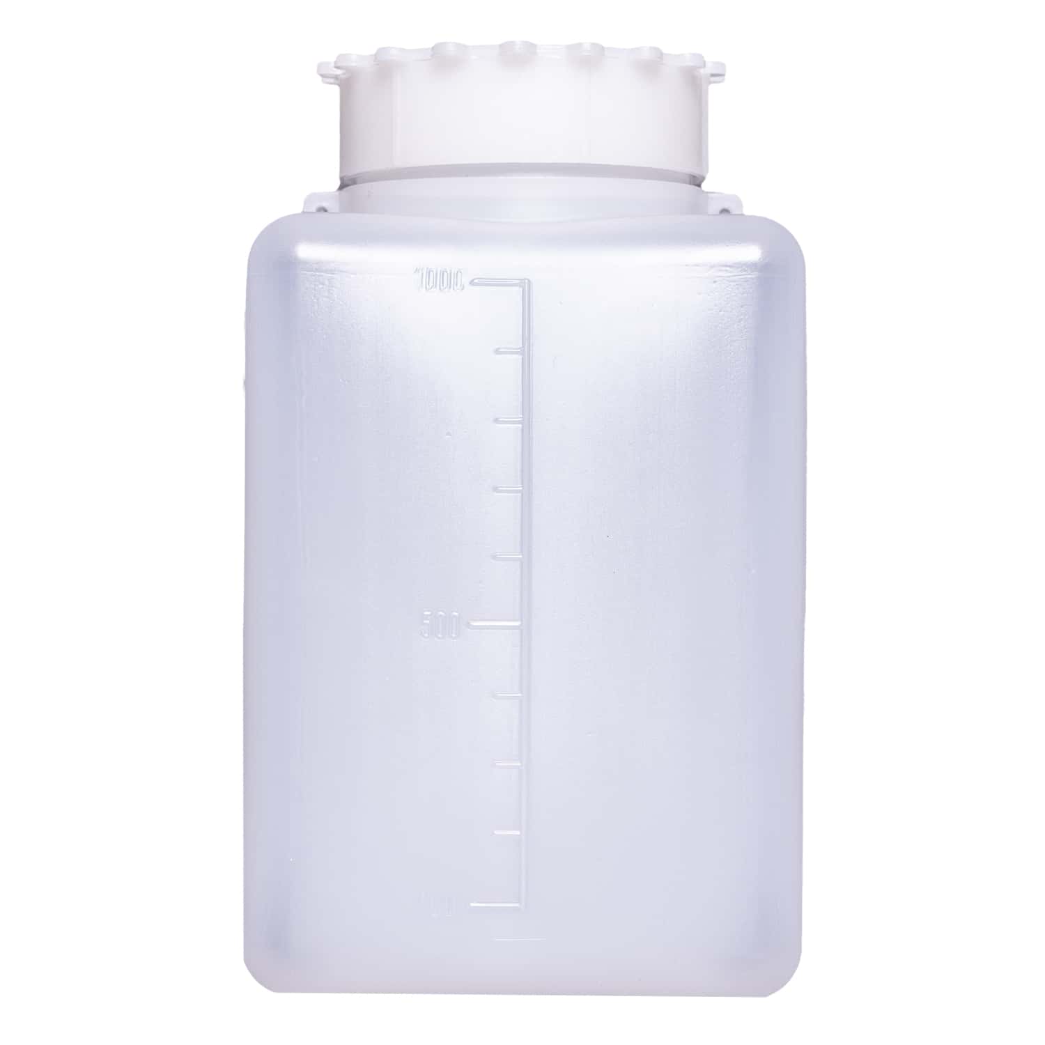 Kunststoffbehälter eckig 1000 ml mit Skala