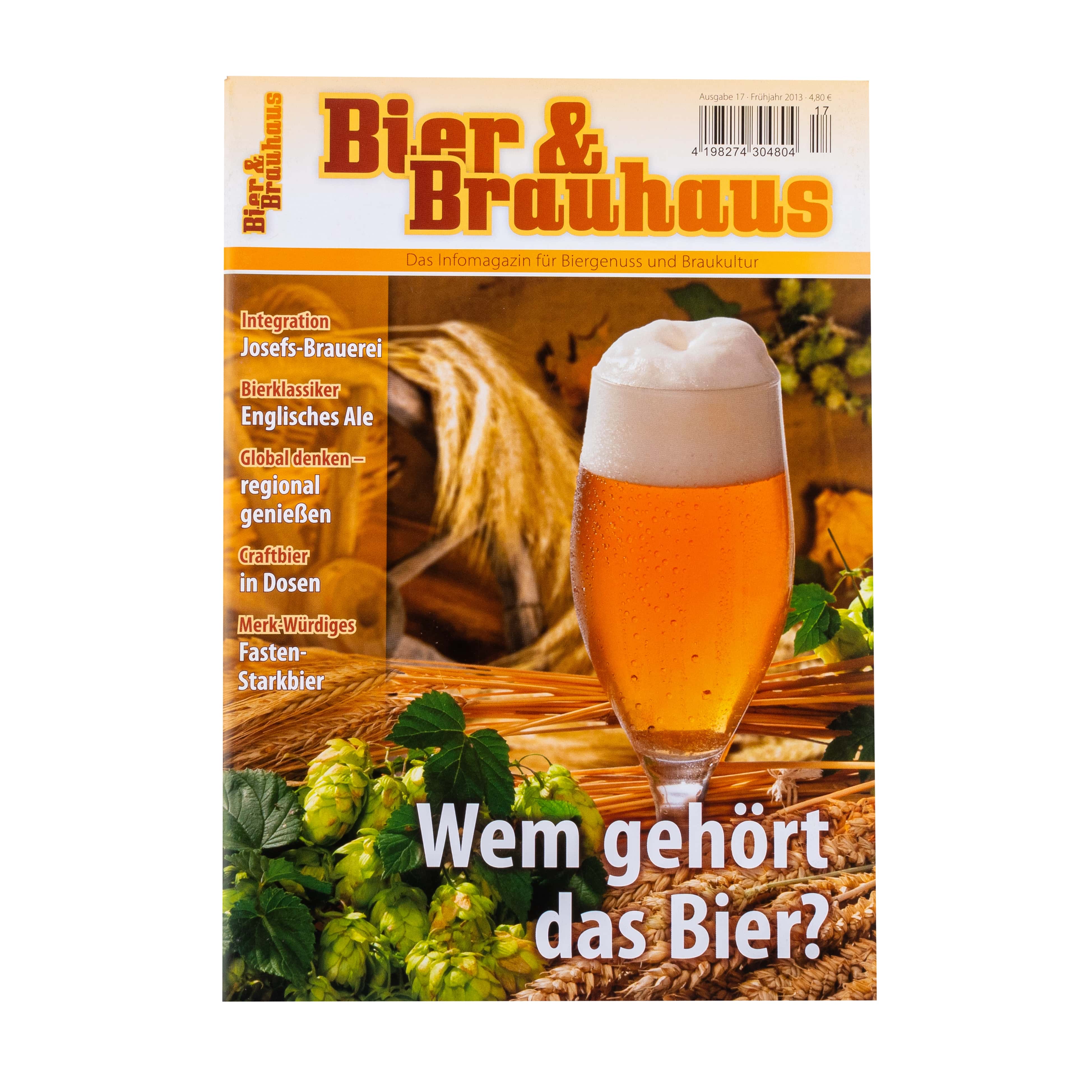 "Bier & Brauhaus"-Magazin, Nr. 17, Frühjahr 2013