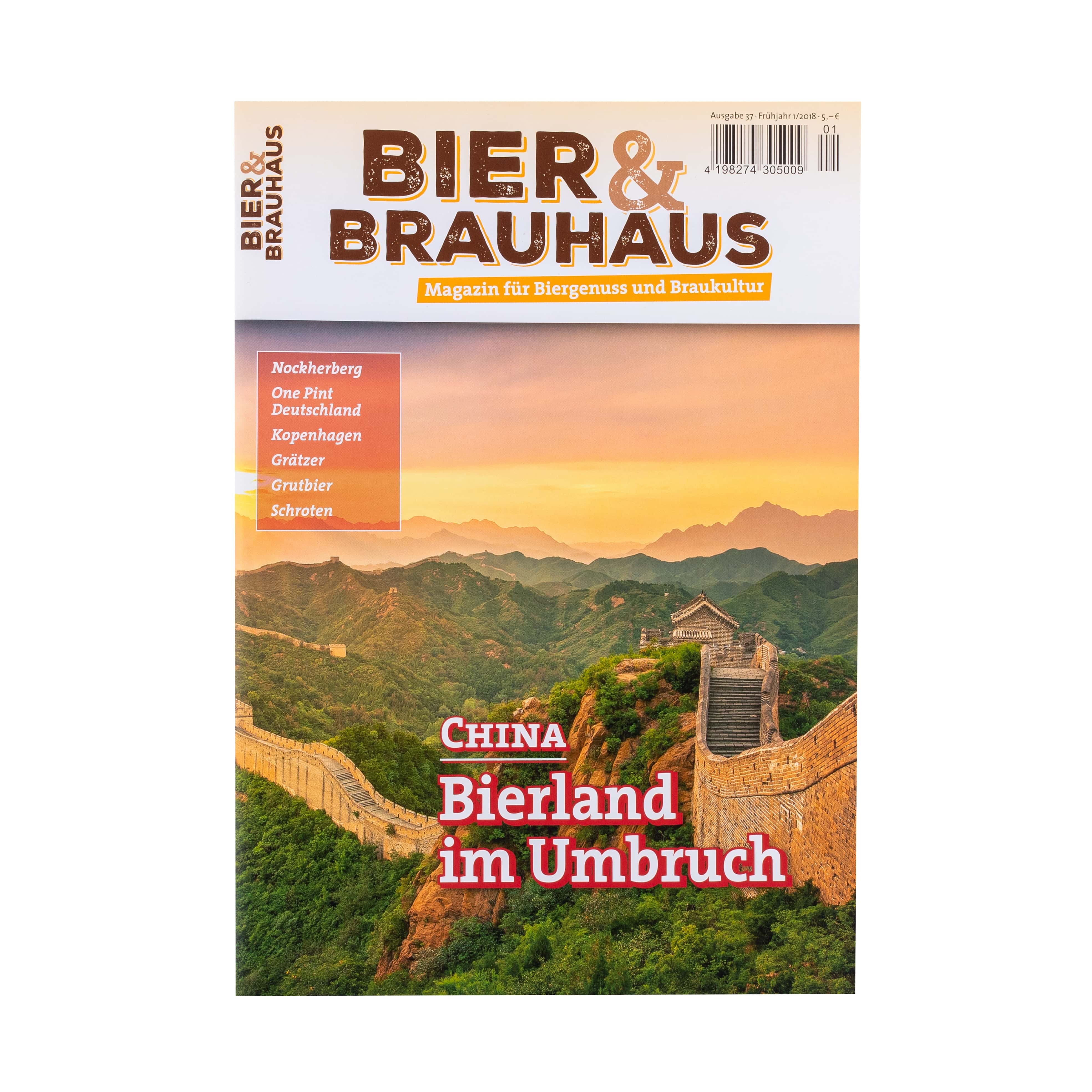 Bier & Brauhaus-Magazin, Nr. 37, Frühjahr 1/2018