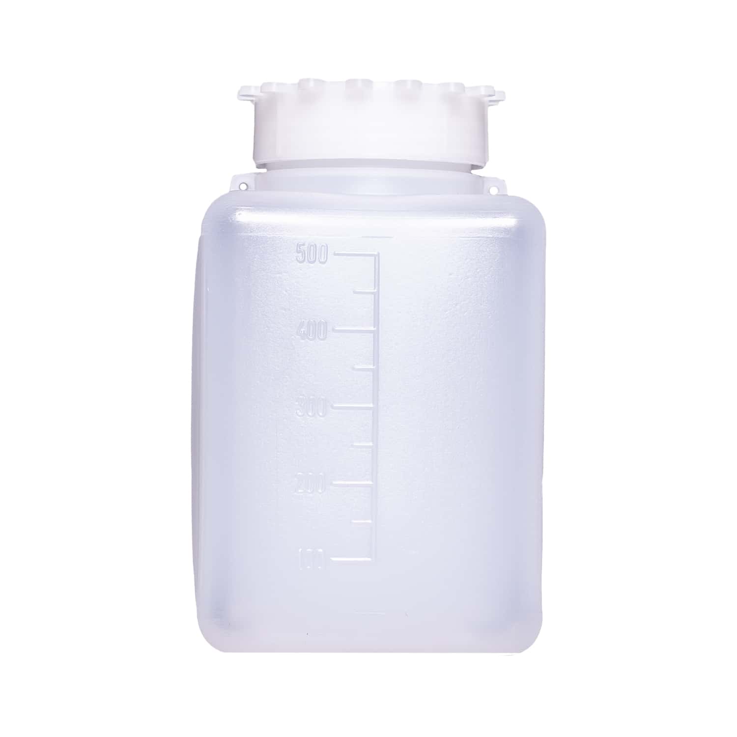 Kunststoffbehälter eckig 500 ml mit Skala