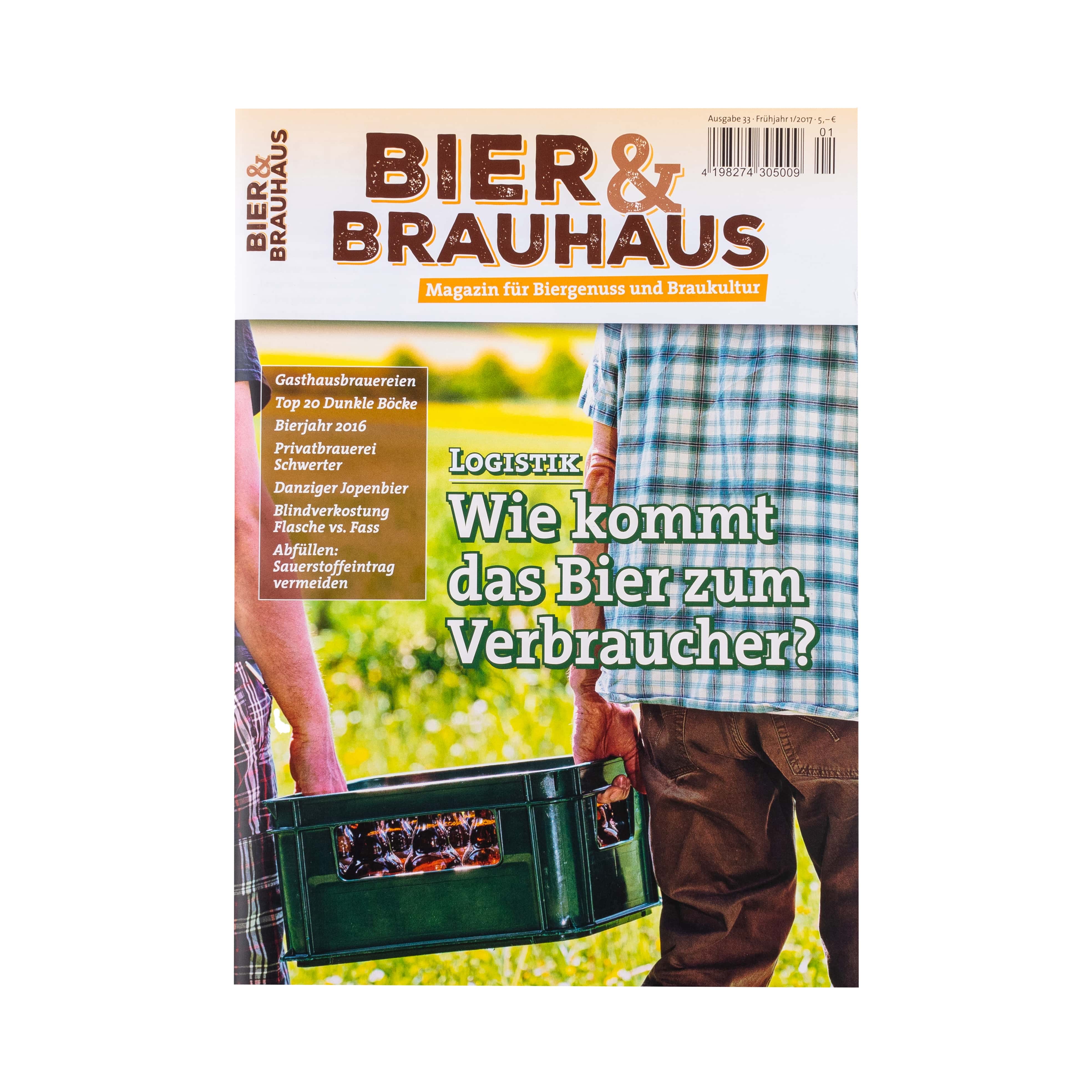 "Bier & Brauhaus"-Magazin, Nr. 33, Frühjahr 1/2017