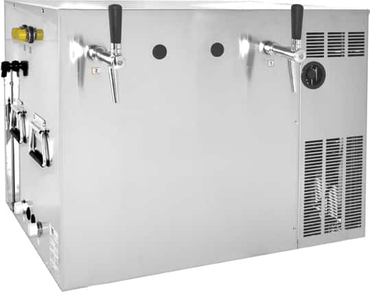 Durchlaufkühler 2-leitig 10 mm 200 Liter/h 6/20m - nass