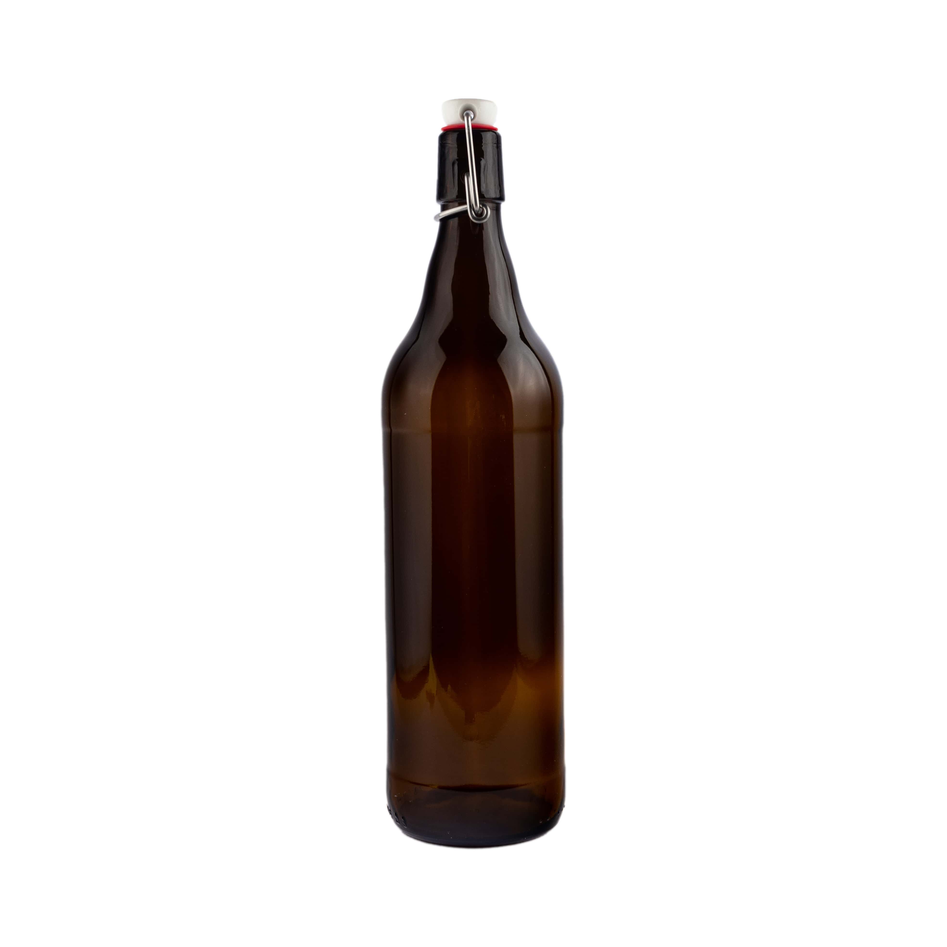 Bügelverschlussflasche 1 Liter, mit Verschluss