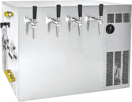 Durchlaufkühler 4-leitig 7 mm 200 Liter/h 6/20m - nass