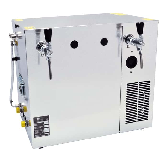 Durchlaufkühler 2-leitig 7 mm 100 Liter/h 6/20m - nass