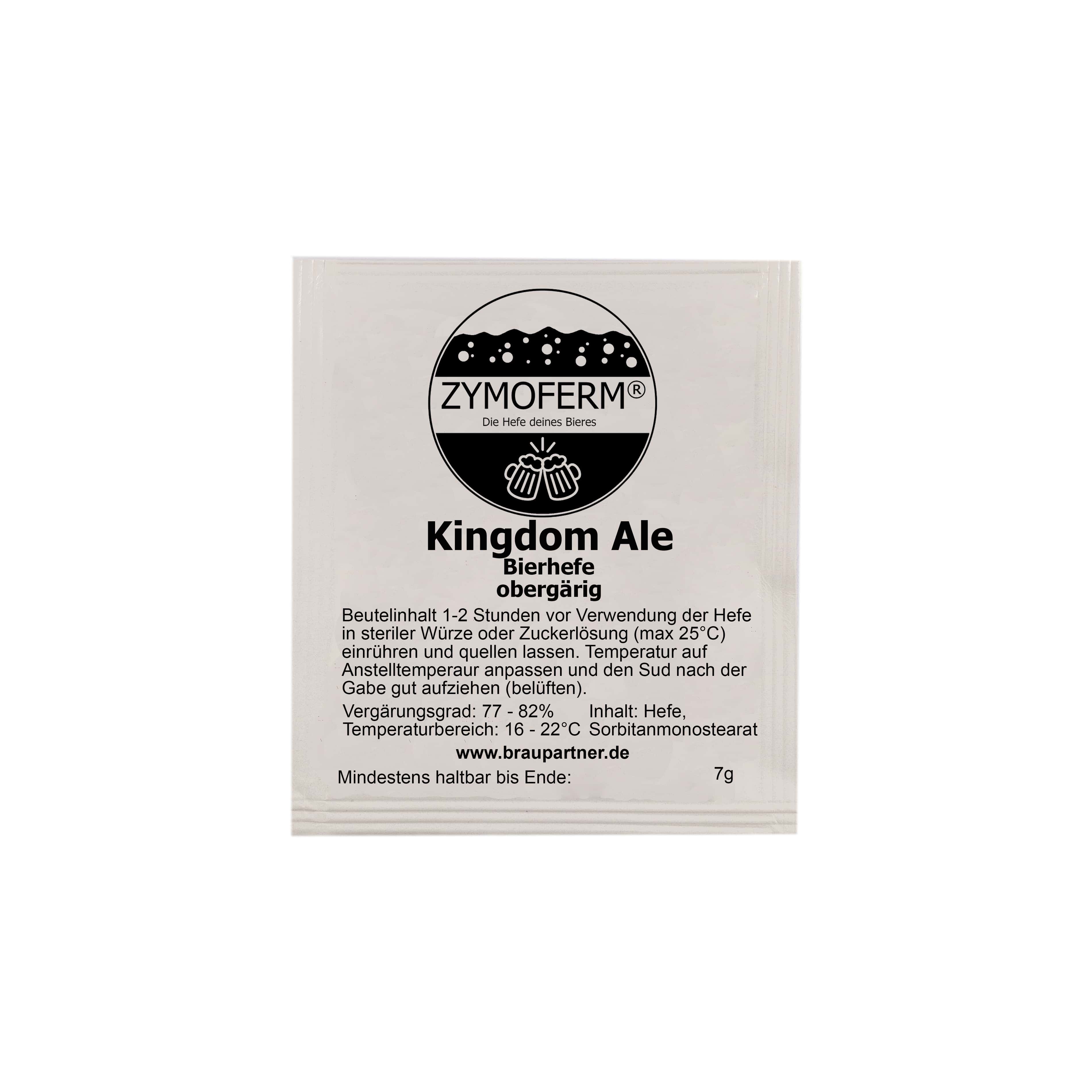 Zymoferm KINGDOM ALE Trockenhefe og