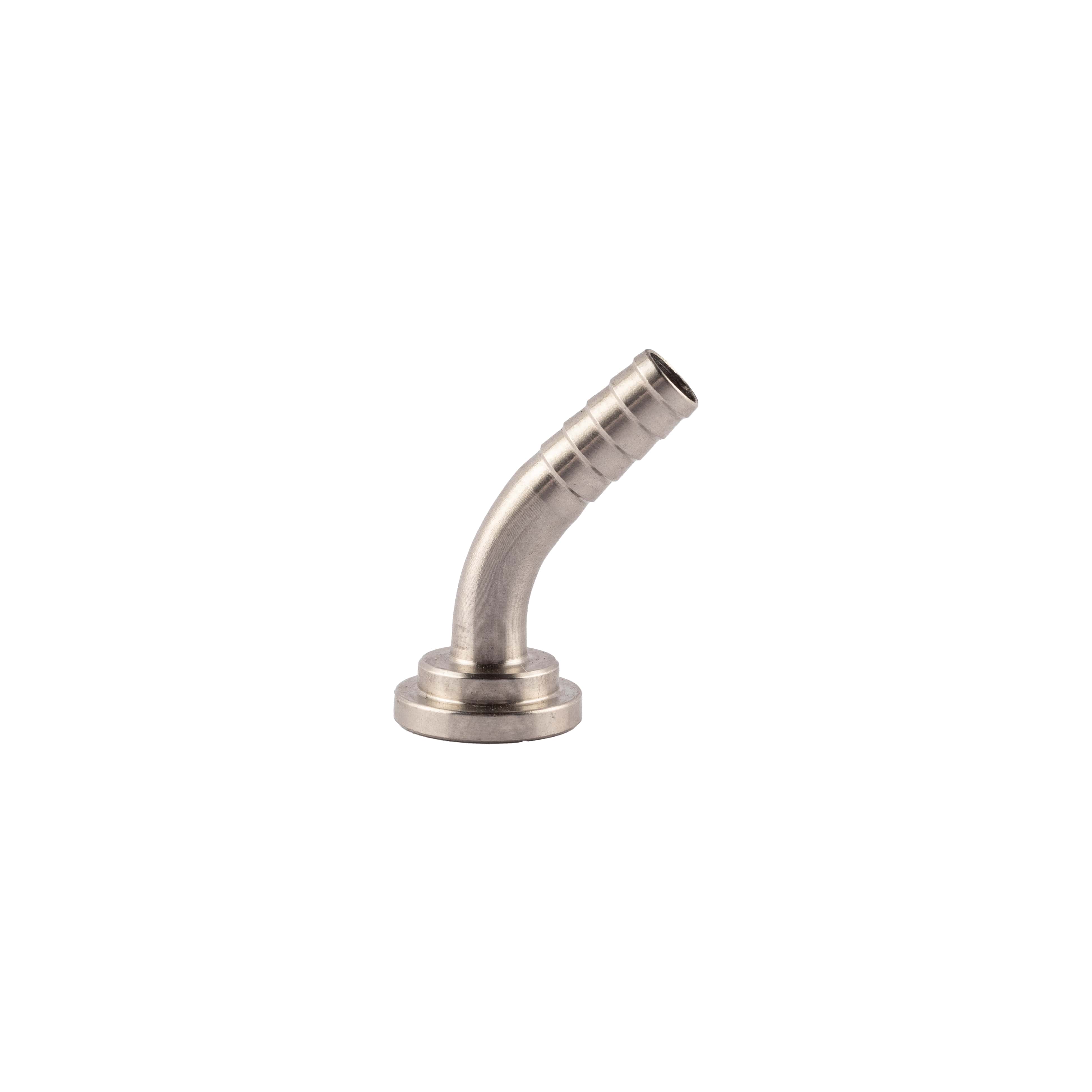 Micro Matic TDS Tülle LW 6 mm 45° gebogen Edelstahl