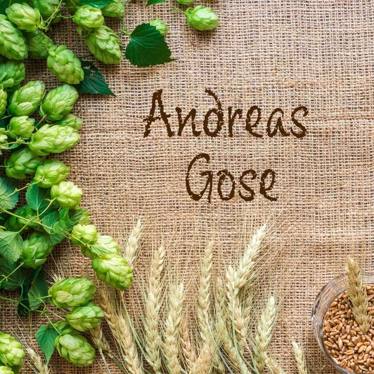 Fertigmischung ANDREAS GOSE 30 Liter, geschrotet