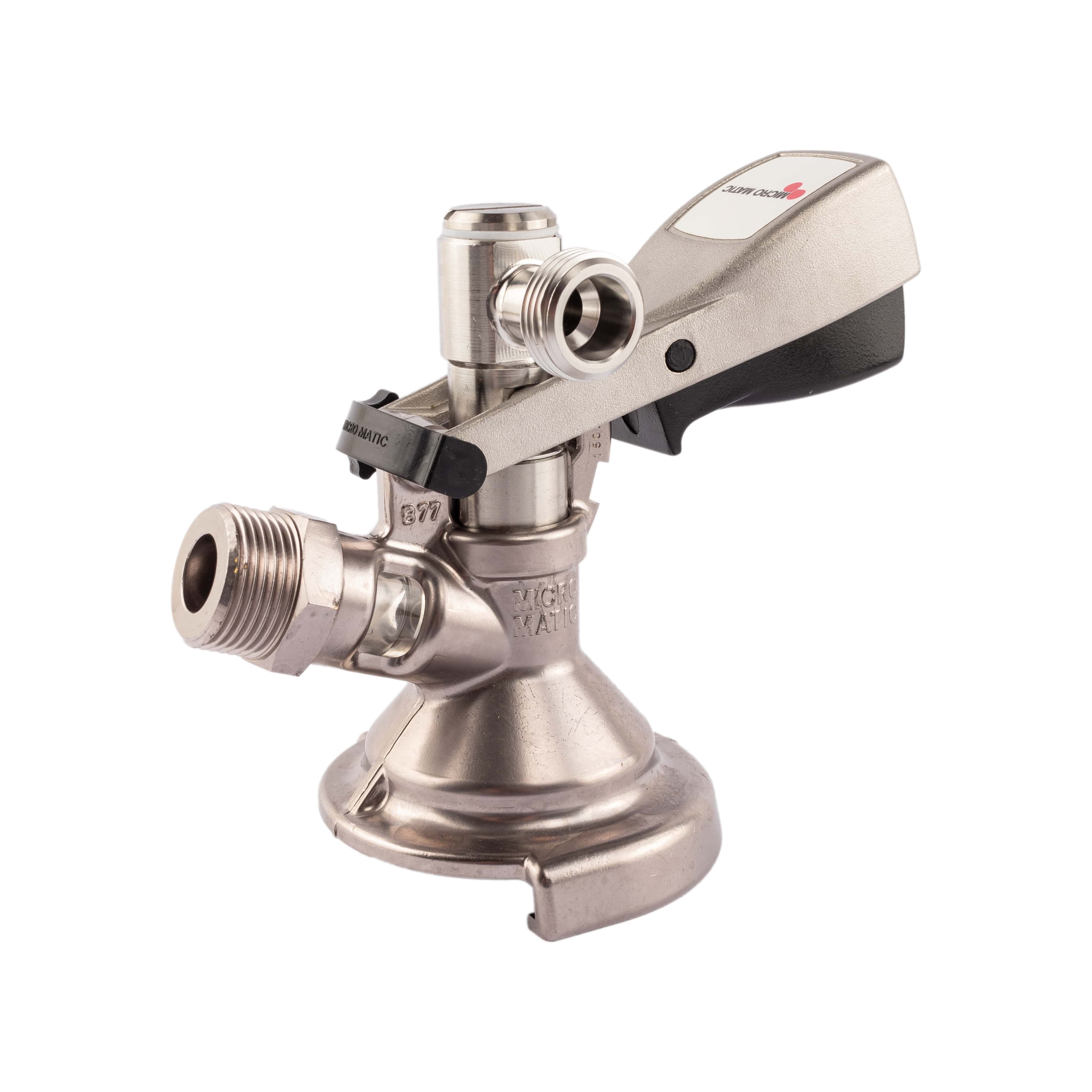 Micro Matic Kombizapfkopf seitlich 5/8" x 3/4" F1-M