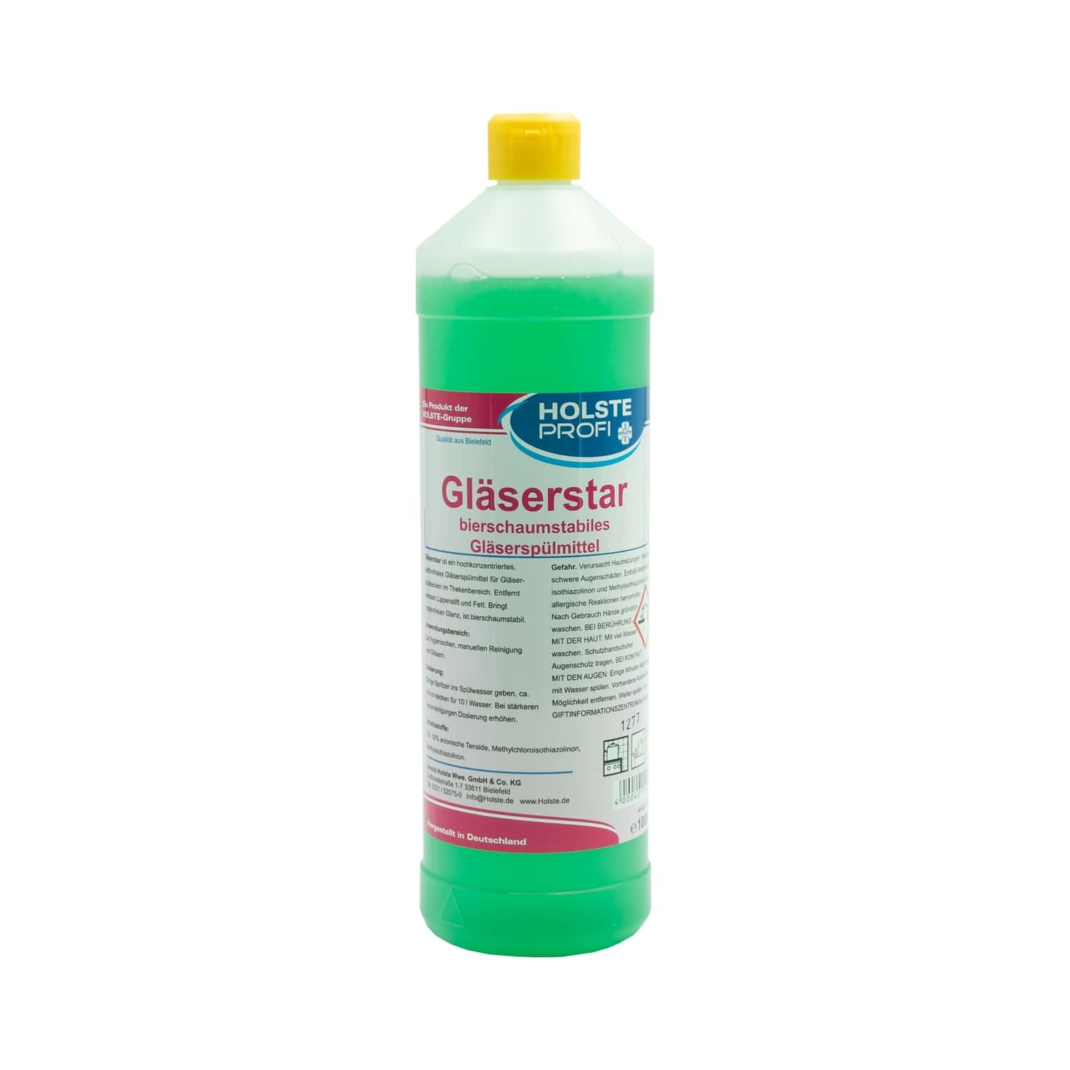 Reinigungsmittel für Gläser GLÄSERSTAR 1 Liter