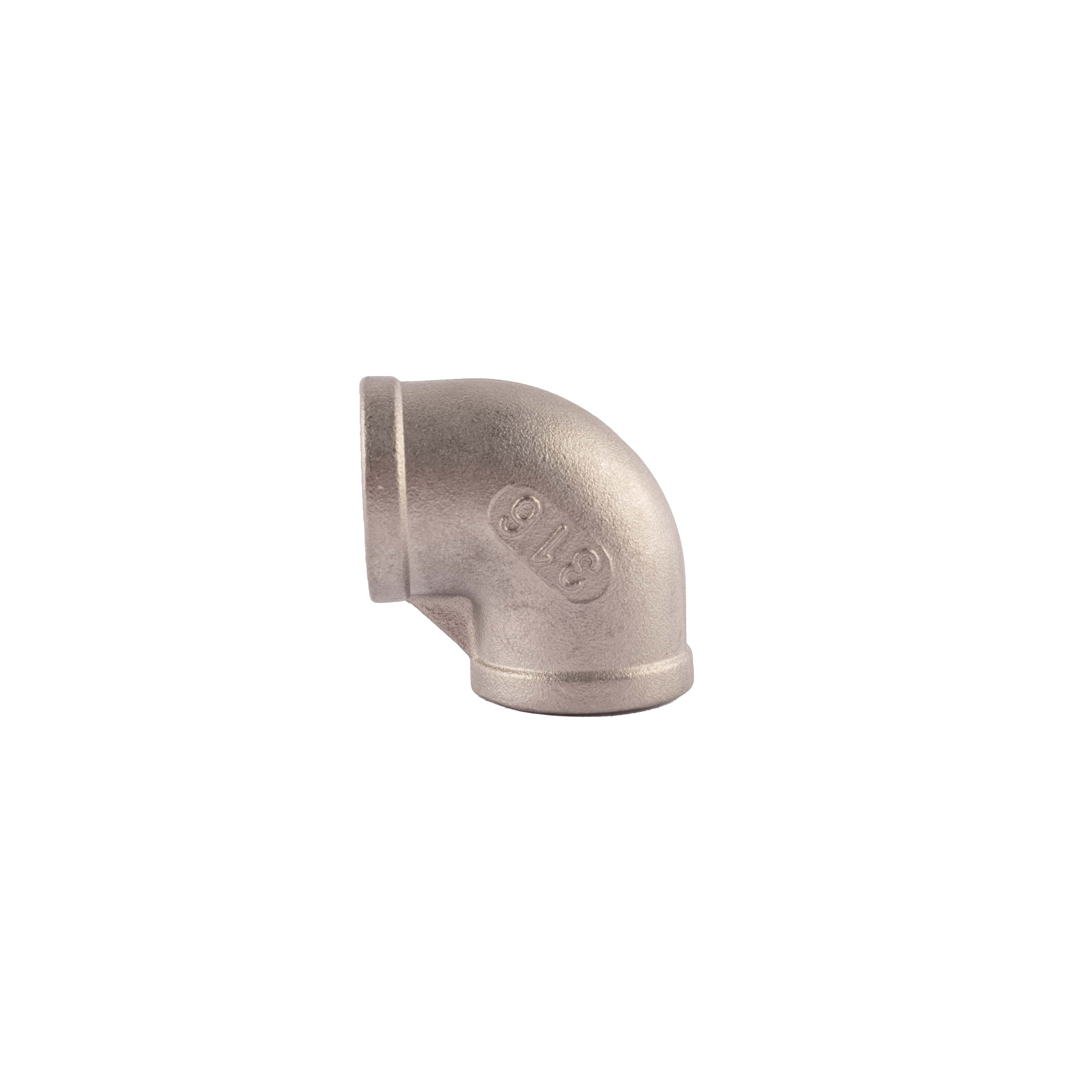 Winkelmuffe 1/2" 90° Edelstahl