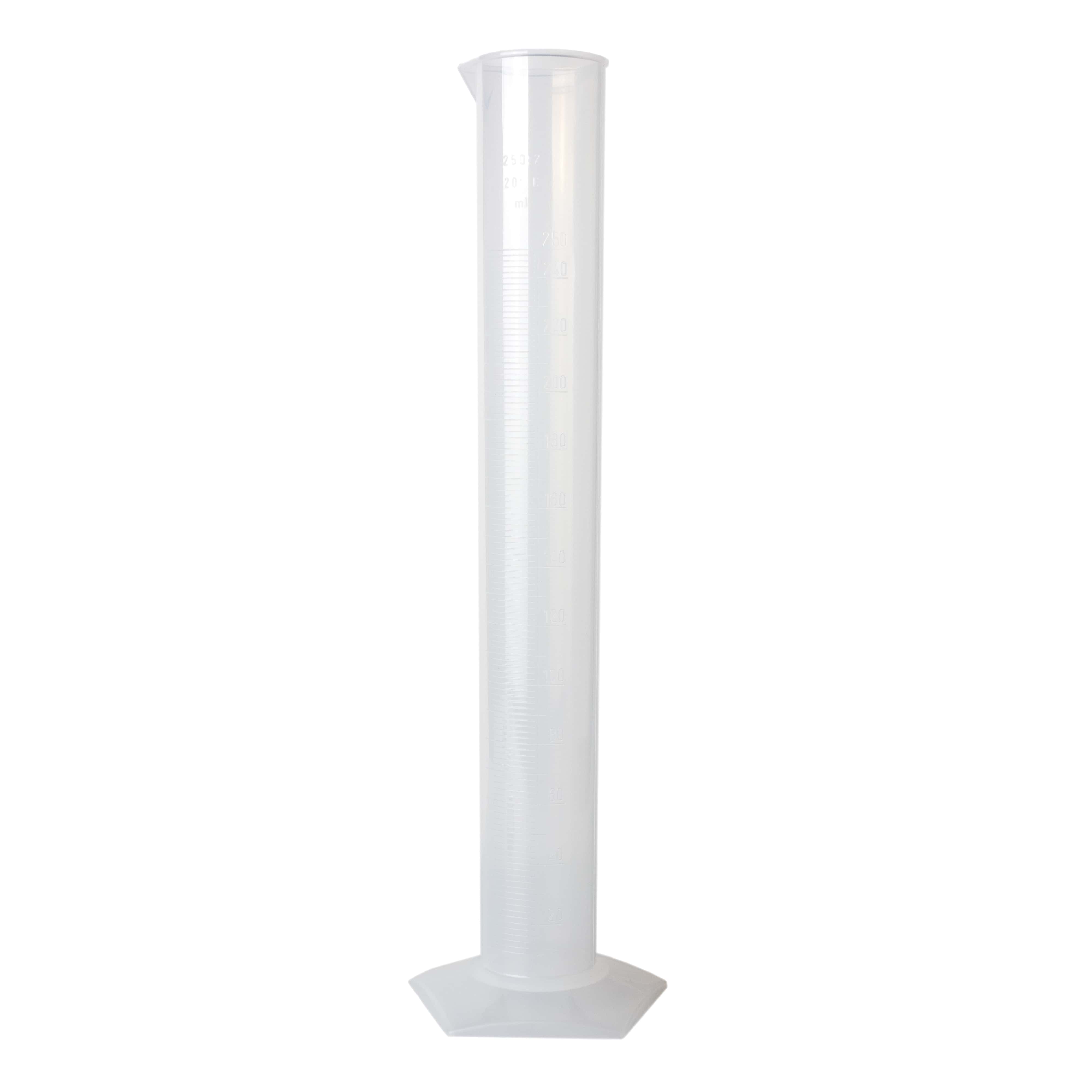 Spindelzylinder 250 ml mit Skala, Kunststoff