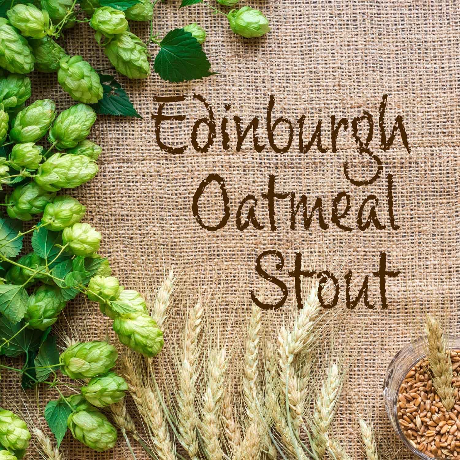 Fertigmischung EDINBURGH OATMEAL STOUT 20 Liter, geschrotet