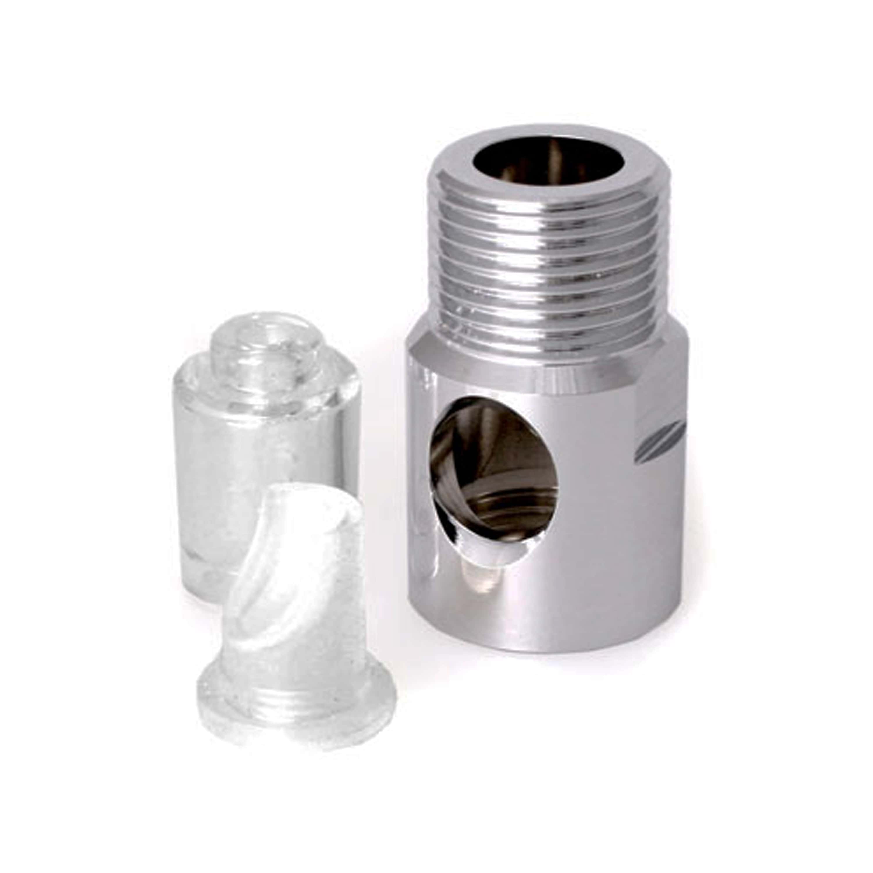 Lindr Set gasseitig für Zapfkopf | Adapter mit Schauglas & Lippenventil