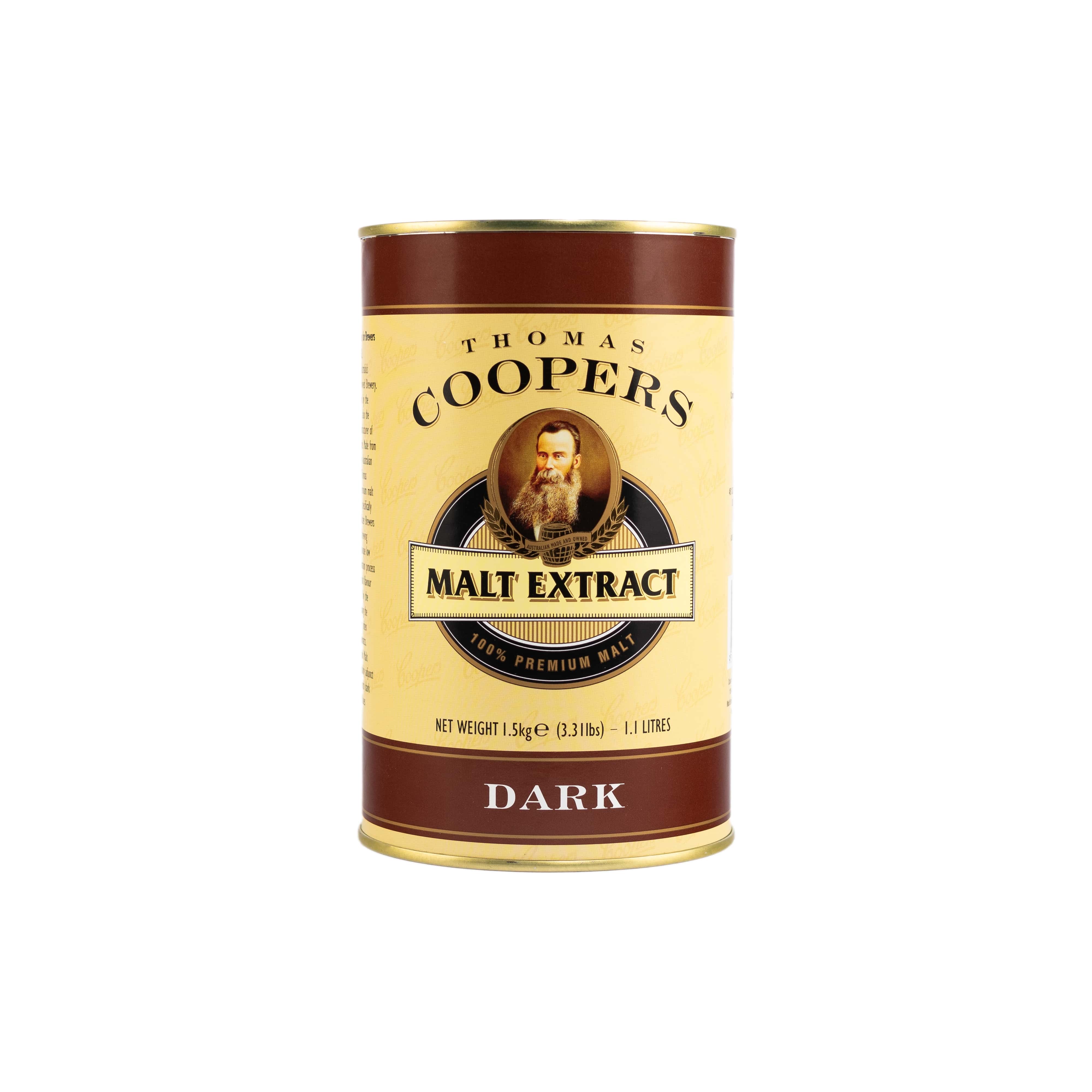 Coopers Malzextrakt flüssig DUNKEL ungehopft 1,5 kg
